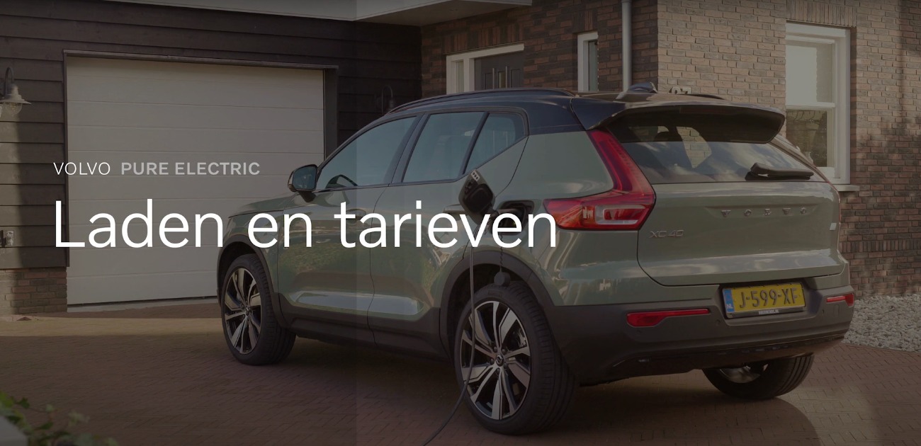 Volvo Pure Electric Opladen en tarieven 