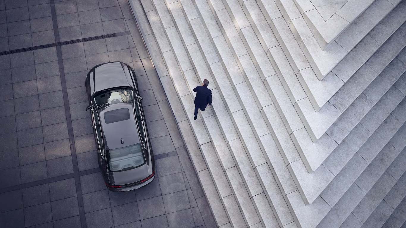 Volvo S90 Exterieur bovenkant panoramadak