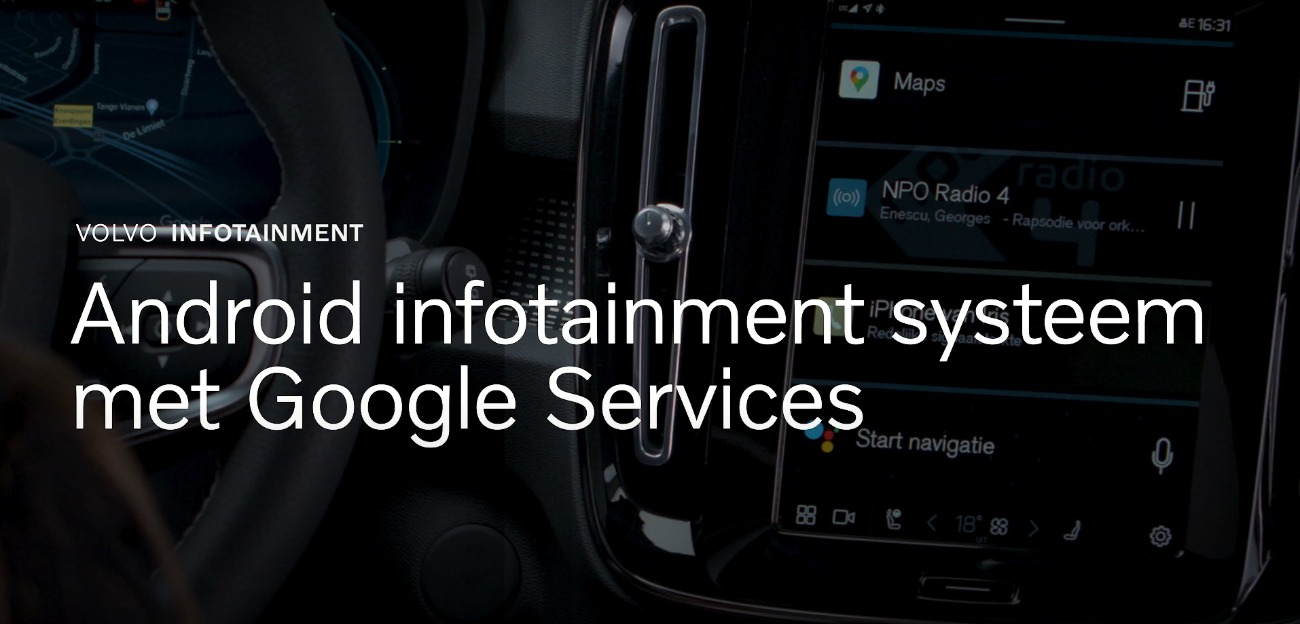 Volvo Pure Electric Google Infotainment